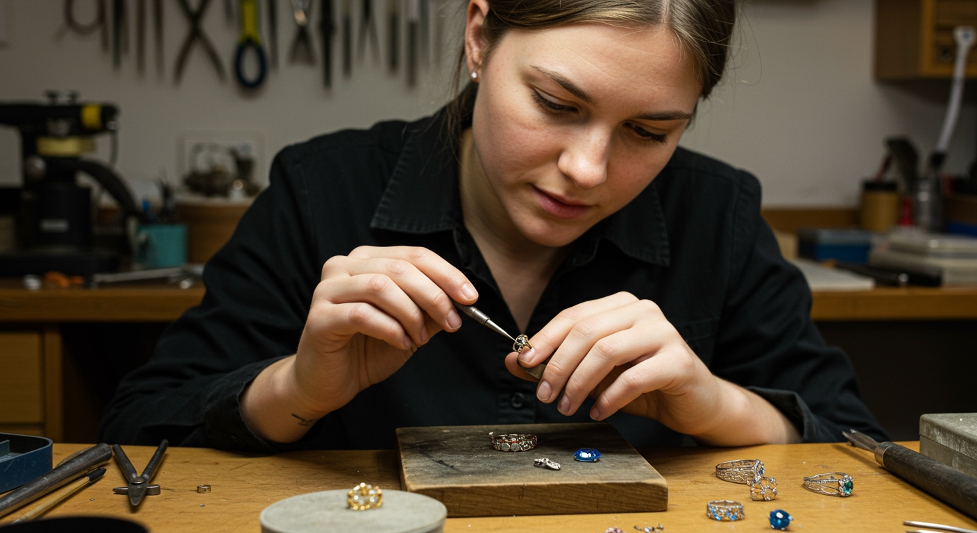 Ausbildung Edelsteinfasser/in